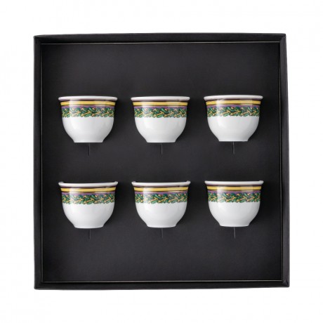 Rosenthal meets Versace Rosenthal Versace Barocco Mosaic Becher ohne Henkel klein Set 6-tlg. 0,08 L Rosenthal Versace Barocco Mosaic Кружка без ручки малая, набор 6 предм. 0,08 л