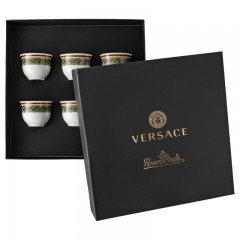 Rosenthal meets Versace Rosenthal Versace Barocco Mosaic Becher ohne Henkel klein Set 6-tlg. 0,08 L Rosenthal Versace Barocco Mosaic Кружка без ручки малая, набор 6 предм. 0,08 л