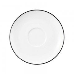 Seltmann Weiden Seltmann Weiden Modern Life Black Line Milchkaffeeobertasse 0,37 L mit Untertasse 2-tlg. Seltmann Weiden Modern Life Black Line Молочная кофейная чашка 0,37 л с блюдцем, 2 предм.