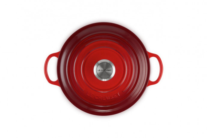 Le Creuset LE CREUSET La Marmite 24 cm Kirschrot SIGNATURE rot LE CREUSET La Marmite 24 см вишнево-красный SIGNATURE