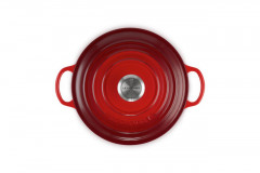 Le Creuset LE CREUSET La Marmite 24 cm Kirschrot SIGNATURE rot LE CREUSET La Marmite 24 см вишнево-красный SIGNATURE