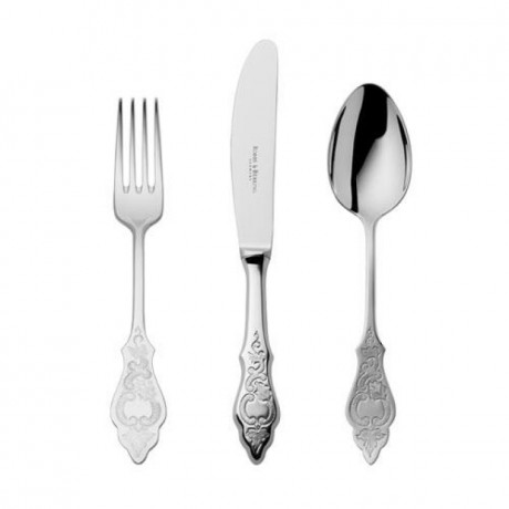 Robbe & Berking Robbe & Berking Ostfriesen 925 Sterling Silber Kinderbesteck 3-tlg. Robbe &amp; Berking Ostfriesen 925 детские столовые приборы из серебра 925 пробы, набор из 3-х предметов.