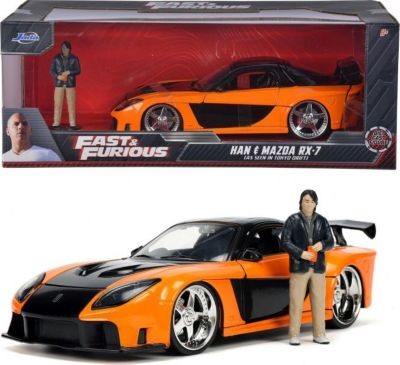 Jada Hollywood Rides Fast  Furious Han 1995 Mazda RX7 1:24 Голливуд едет на форсаже Хан 1995 Mazda RX7 1:24