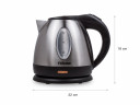 Tristar Wasserkocher, 1.2 l, 1500 W, elektrischer kabelloser Tee Heisswasserbereiter schnell, leise 360°-Fuss  Чайник Tristar 1,2 л, 1500 Вт, электрический беспроводной чайник для приготовления горячей воды, быстрая, бесшумная основа на 360°