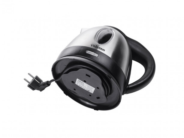 Tristar Wasserkocher, 1.2 l, 1500 W, elektrischer kabelloser Tee Heisswasserbereiter schnell, leise 360°-Fuss  Чайник Tristar 1,2 л, 1500 Вт, электрический беспроводной чайник для приготовления горячей воды, быстрая, бесшумная основа на 360°