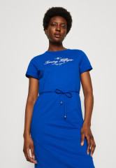 Tommy Hilfiger REGULAR SHORT DRESS Jersey dress ultra blue ОБЫЧНОЕ КОРОТКОЕ ПЛАТЬЕ Платье из джерси ультра синий