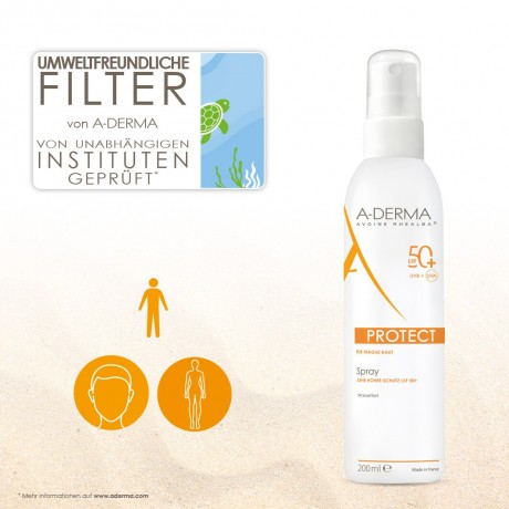 A-DERMA PROTECT SPF 50+ Spray  ЗАЩИТА SPF 50+ спрей
