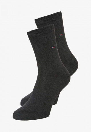 Tommy Hilfiger WOMEN SOCK CASUAL 2 PACK Socks anthracite melange НАБОР ЖЕНСКИХ НОСОК CASUAL 2 PACK Носки антрацитовый меланж
