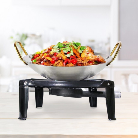 Mucola Mucola Gaskocher Hockerkocher Gasbrenner 4 Bein Gaskocher Campingkocher Gusseisen Stahl, (Premium-Gaskocher), regulierbar  Газовая плита Mucola, табурет, газовая горелка, газовая плита на 4 ножках, походная плита, чугунная сталь, (газовая плита пре