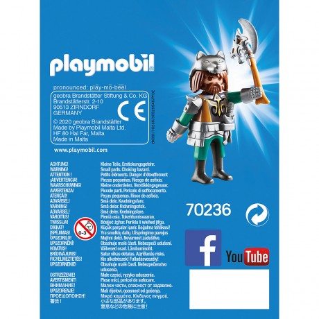 PLAYMOBIL PLAYMOBIL 70236 Playmo-Friends: Wolfskrieger PLAYMOBIL 70236 Друзья Playmo: Воин-волк