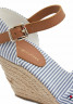 Tommy Hilfiger SEERSUCKER Wedge sandals seersucker bluecoast SEERSUCKER Босоножки на танкетке Сирсакер Блюкоаст