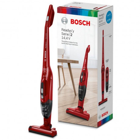 BOSCH BOSCH Akku-Hand-und Stielstaubsauger BBHF214R Akku-Stielstaubsauger rot  Беспроводной ручной и стержневой пылесос BOSCH BBHF214R беспроводной стержневой пылесос красный