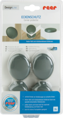 Reer дизайн линия защита углов, антрацит , 8 шт