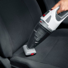 Severin Severin Akku-Handstaubsauger HV 7146, 120 W, beutellos, bis zu 60 Min. Akkulaufzeit, inkl. Ladestation mit Wandhalterung  Беспроводной ручной пылесос Severin HV 7146, 120 Вт, без мешка, время автономной работы до 60 минут, включая зарядную станцию