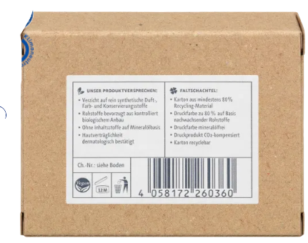 alverde NATURKOSMETIK Seifenstück naturschön Olive, 100 g, Алверде мыло натуральной оливковое 100г