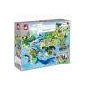 Janod -WWF Edukativ-Puzzle mit Figuren 350 Teile -Обучающий пазл WWF с фигурками 350 деталей