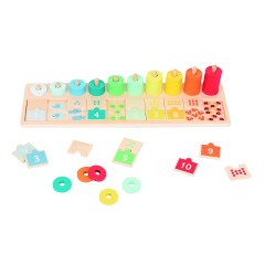 Lelin Holzspielzeug Zahl- und Rechenbrett Деревянная игровая счетная доска и арифметическая доска