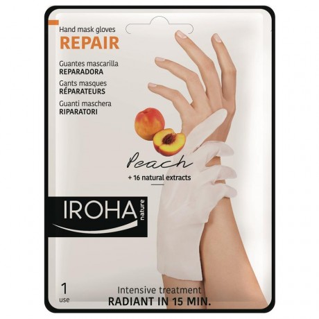 Village (Вилладж) Iroha Glove Mask Маска для лица , Rose (1 Anwendung) / 1 шт.