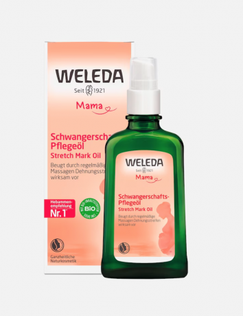 Weleda Schwangerschaftspflegeol Масло для ухода за кожей беременных Weleda: миндальное масло, масло жожоба, масло зародышей пшеницы и экстракт арники 100мл