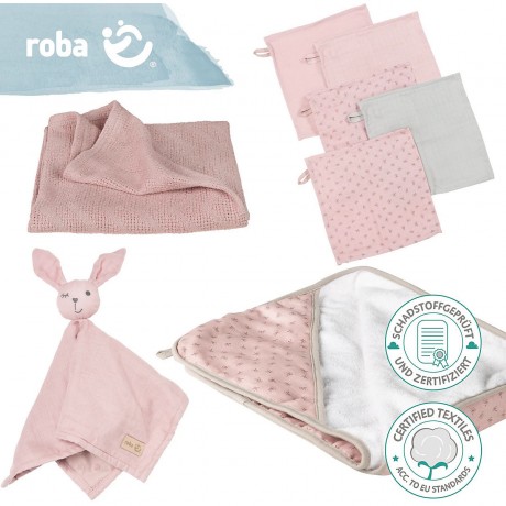 Roba Geschenkset Babypflege Lil Planet rosa Подарочный набор по уходу за ребенком Lil Planet розовый