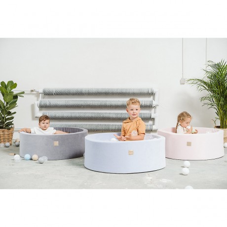 MeowBaby Ballebad 90X30cm\/200 Balle 7Cm Rund Ballepool Fur Kinder Ballebad 90X30cm/200 Balle 7cm Round Ballepool для детей