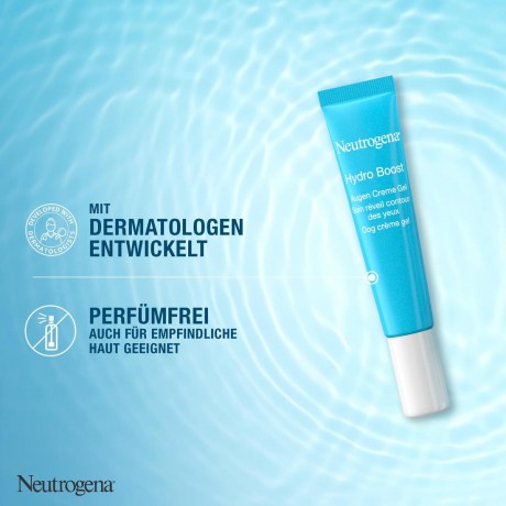 Neutrogena Augen Creme Gel quot;Hydro Boost belebendquot;  Крем-гель для кожи вокруг глаз "Hydro Boost бодрящий";