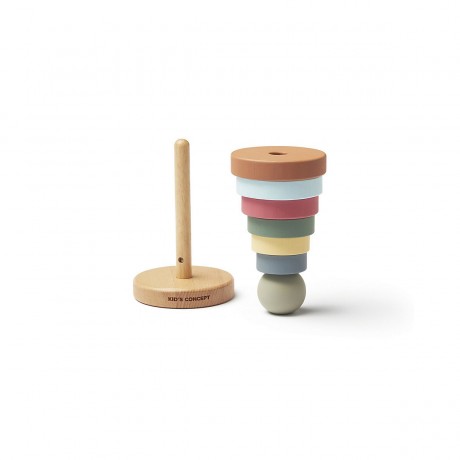 Kids Concept Stapelringe Edvin Stapelspielzeug Кольца для штабелирования Игрушка Эдвин для штабелирования
