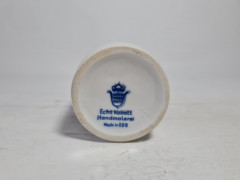 Ваза винтажная Echt Kobalt с темно-синим /золотым декором, ручная роспись, фарфор, 25.5 см, ГДР, 1960-70гг.