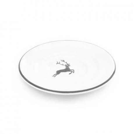 Gmundner Keramik Gmundner Keramik Grauer Hirsch Kaffee-Untertasse Gourmet d: 16 cm Кофейное блюдце Gmundner Ceramics Grey Deer Gourmet d: 16 см