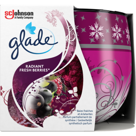 Glade Duftkerze Radiant Fresh Berries Аромо-свеча Свежие Ягоды, 1 шт