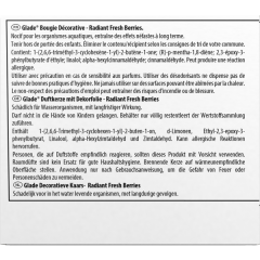 Glade Duftkerze Radiant Fresh Berries Аромо-свеча Свежие Ягоды, 1 шт