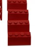 LEGO LEGO 2x4 Dachsteine Rot und Fenster - 25 Stuck - Red 3037 NEU LEGO 2x4 черепица красная и окно - 25 штук - красный 3037 НОВИНКА