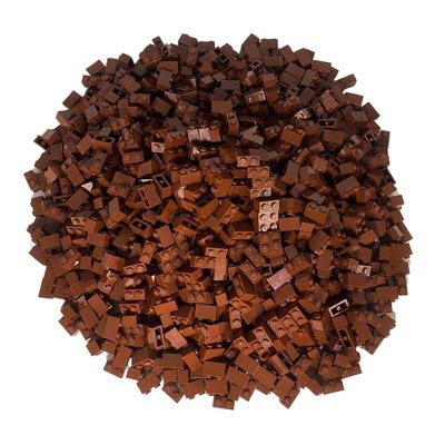 LEGO LEGO  1x2 Steine Hellbraun - 500 Stuck - Light Brown 3004 LEGO 1x2 Bricks светло-коричневый — 500 штук — светло-коричневый 3004