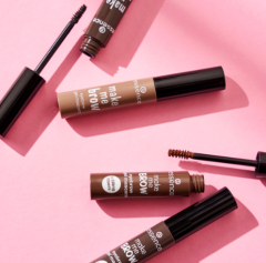 essence cosmetics Augenbrauengel make me brow eyebrow gel mascara browny brows 02, Эссенс Гелевая тушь для бровей, №02 брауни, 3,8г