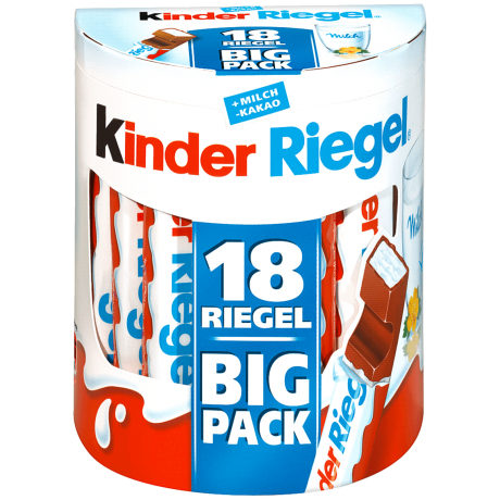 Kinder Riegel 18 Riegel Шоколад с молочной начинкой, 18 шт.
