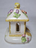 Coalport Fine Bone China England Фарфоровый летний домик с цветочным декором, 11 x 8,5 см, Англия, 1960-70гг.