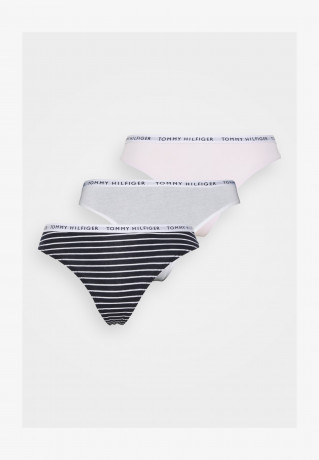 Tommy Hilfiger 3P THONG  Thong white/light pink 3P THONG Стринги белый/светло-розовый