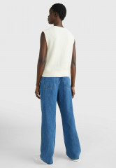 Tommy Hilfiger MONOGRAM  Jumper white dove МОНОГРАММА джемперы Белый голубь