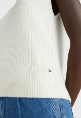 Tommy Hilfiger MONOGRAM  Jumper white dove МОНОГРАММА джемперы Белый голубь
