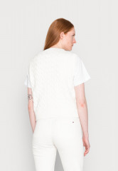 Tommy Hilfiger CABLE  VEST Jumper ecru КАБЕЛЬНЫЙ ЖИЛЕТ джемперы экрю