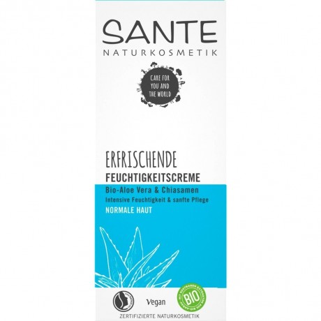 Sante FEUCHTIGKEITSCREME BIO-ALOE VERA & CHIASAMEN  УВЛАЖНЯЮЩИЙ КРЕМ С ОРГАНИЧЕСКИМ АЛОЭ ВЕРА И КИАЗЕ