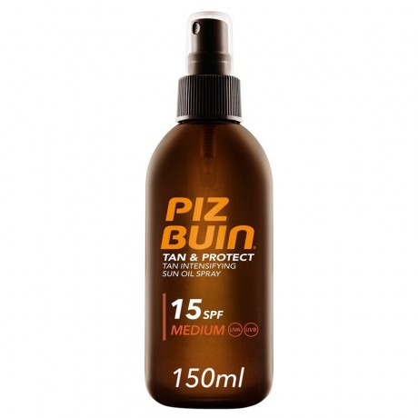 Piz Buin Tan & Protect Tan Intensifying Sun Oil Spray LSF 15  Tan &amp; Protect Солнцезащитный спрей с маслом для усиления загара SPF 15
