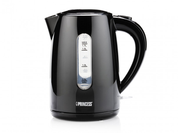 PRINCESS PRINCESS Wasserkocher Wasserkocher, Dank 360-Grad-Sockel fur Links- und Rechtshander gleichermassen geeignet  Чайник PRINCESS, подходит как левшам, так и правшам благодаря основанию на 360 градусов.