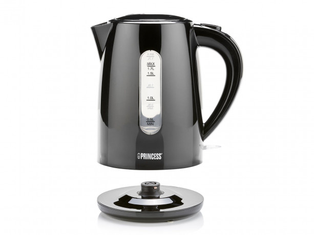 PRINCESS PRINCESS Wasserkocher Wasserkocher, Dank 360-Grad-Sockel fur Links- und Rechtshander gleichermassen geeignet  Чайник PRINCESS, подходит как левшам, так и правшам благодаря основанию на 360 градусов.
