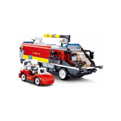 Sluban Klemmbausteine Flughafen Loschfahrzeug (381 Teile) Пожарная машина аэропорта (381 шт.)