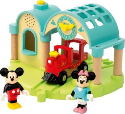 BRIO Micky Maus Bahnhof mit Aufnahmefunktion Станция Микки Мауса с функцией записи