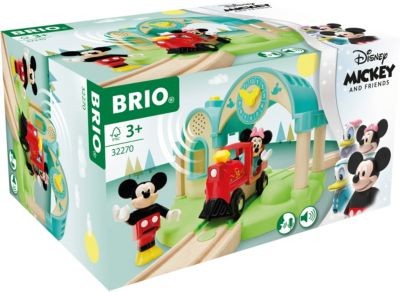 BRIO Micky Maus Bahnhof mit Aufnahmefunktion Станция Микки Мауса с функцией записи