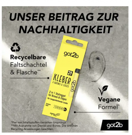 got2b 2in1 Stylinggel Kleber 4 Brows & Edges Гель для фиксации бровей и волос, 16мл