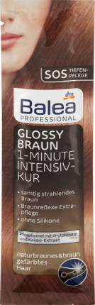 Balea (Балеа) Glossy Braun 1-Minute Intensiv-Kur Professional 1-минутная маска для волос Интенсивное лечение, 20 мл