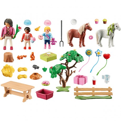 PLAYMOBIL PLAYMOBIL 70997 Kindergeburtstag auf dem Ponyhof PLAYMOBIL 70997 детский день рождения на пони-ферме